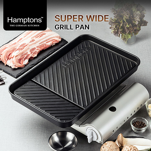 독일 햄튼 수퍼 와이드 그릴팬(고기불판) 40 x 24cm