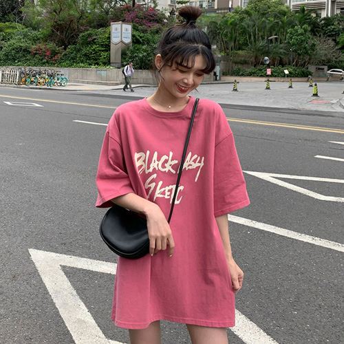 BI-A200490  블랙래쉬 반팔 여성 박스 티셔츠